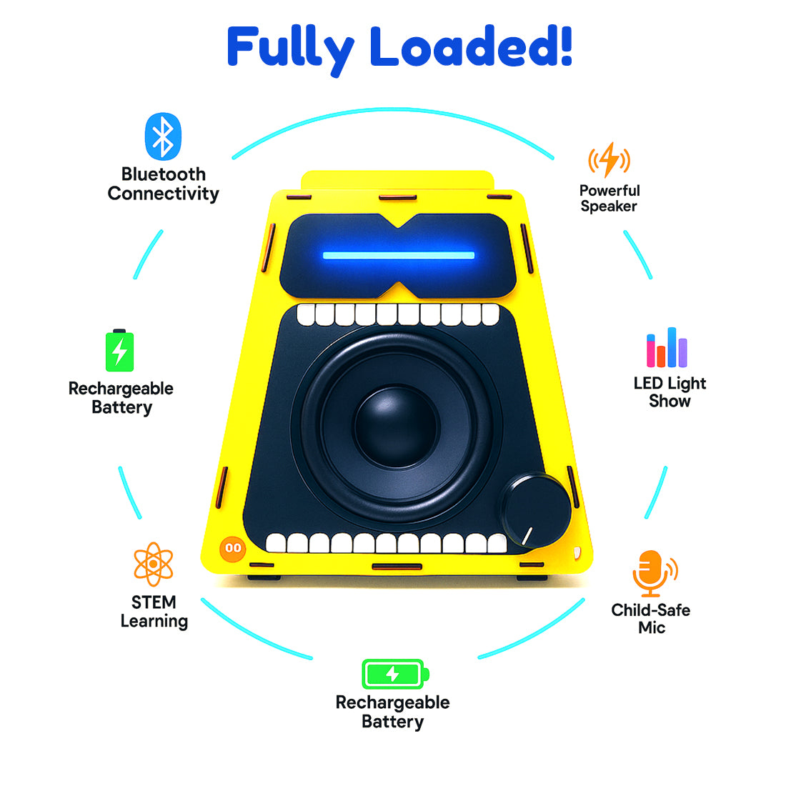Boom Bot | DIY Bluetooth Speaker with Microphone | Ages 8-14