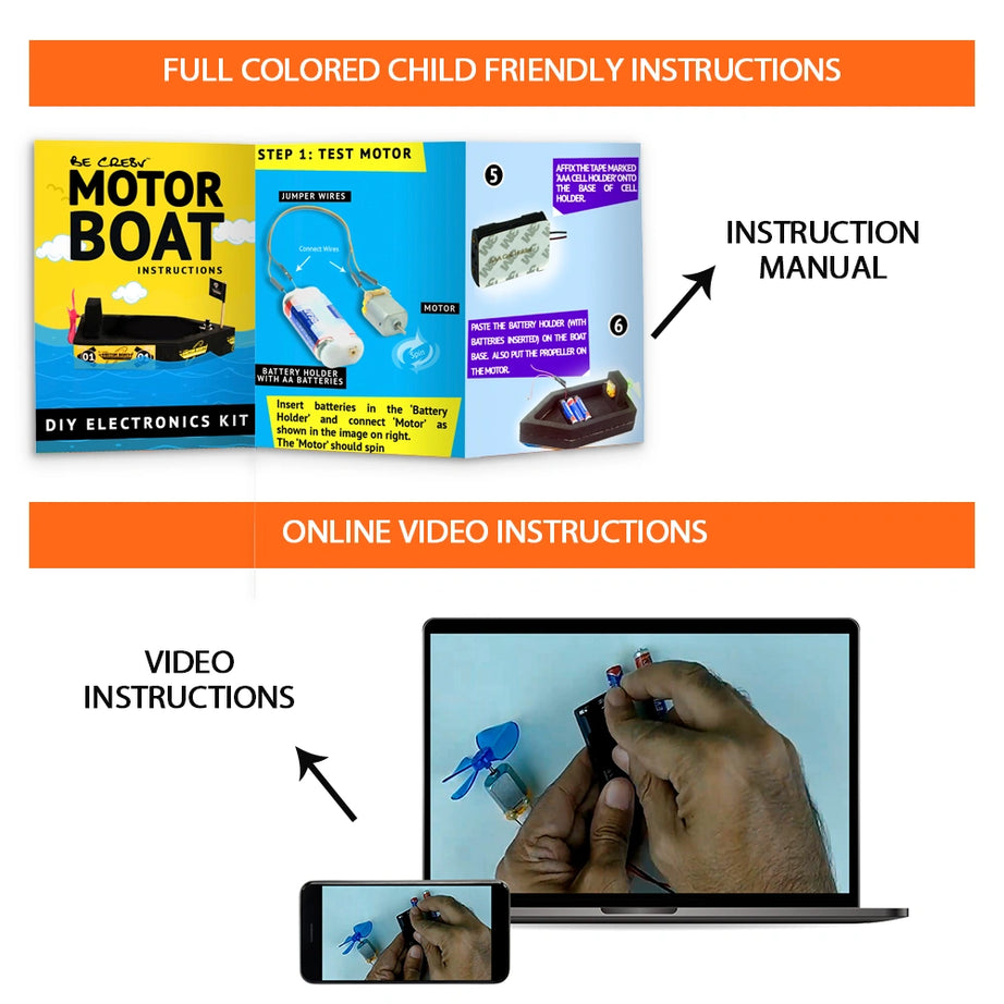 Motor Boat DIY Science Kit | 8-12 years