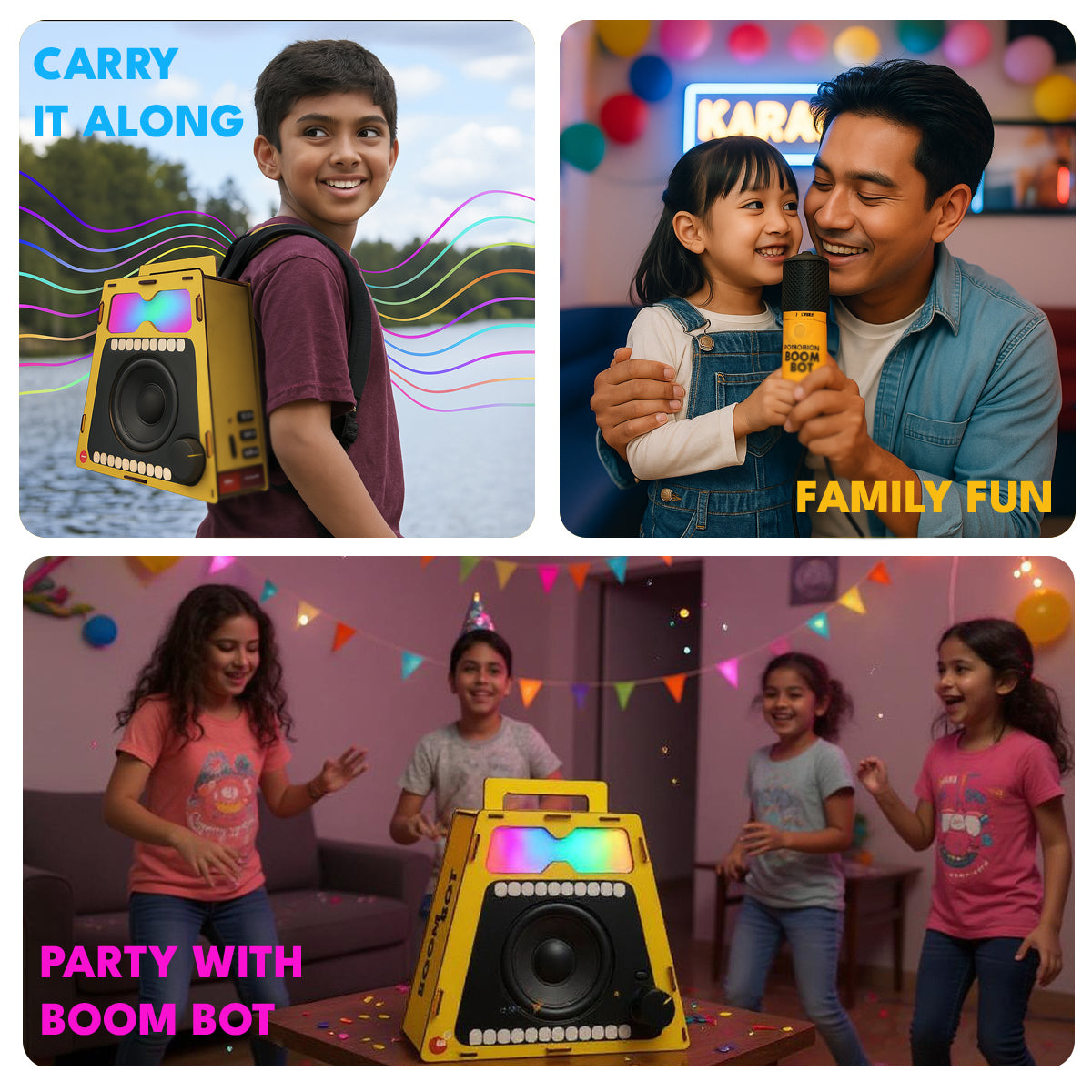 Boom Bot | DIY Bluetooth Speaker with Microphone | Ages 8-14