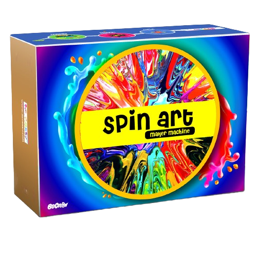 Spin Art Machine DIY Kit | Motorized Spinning Art Machine | 8-12 years