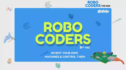 Robocoders Coding Invention STEM Kit | 30+ Experiments | Scratch block coding | 8-14 years