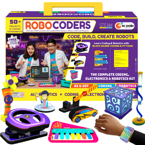 Robocoders – 50-in-1 Coding & Robotics Kit for Kids