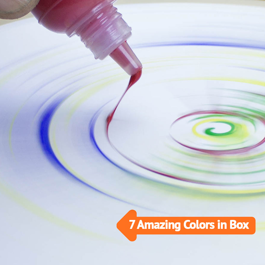 Spin Art Machine DIY Kit | Motorized Spinning Art Machine | 8-12 years