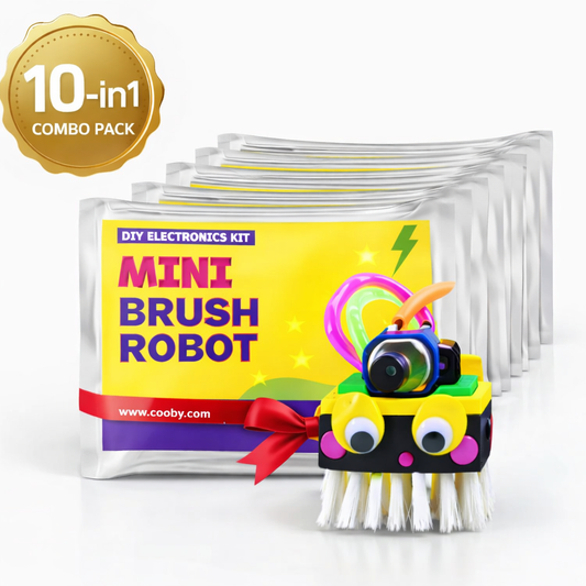 DIY Robotic Mini Brush Robot | 10 in 1 return gift pack | 8-12 years