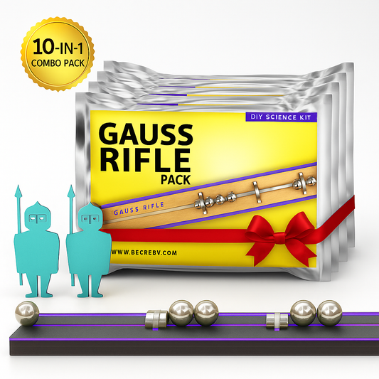 Gauss Rifle | DIY Science Activity kit | 10 in 1 Return gift pack | 8-12 years