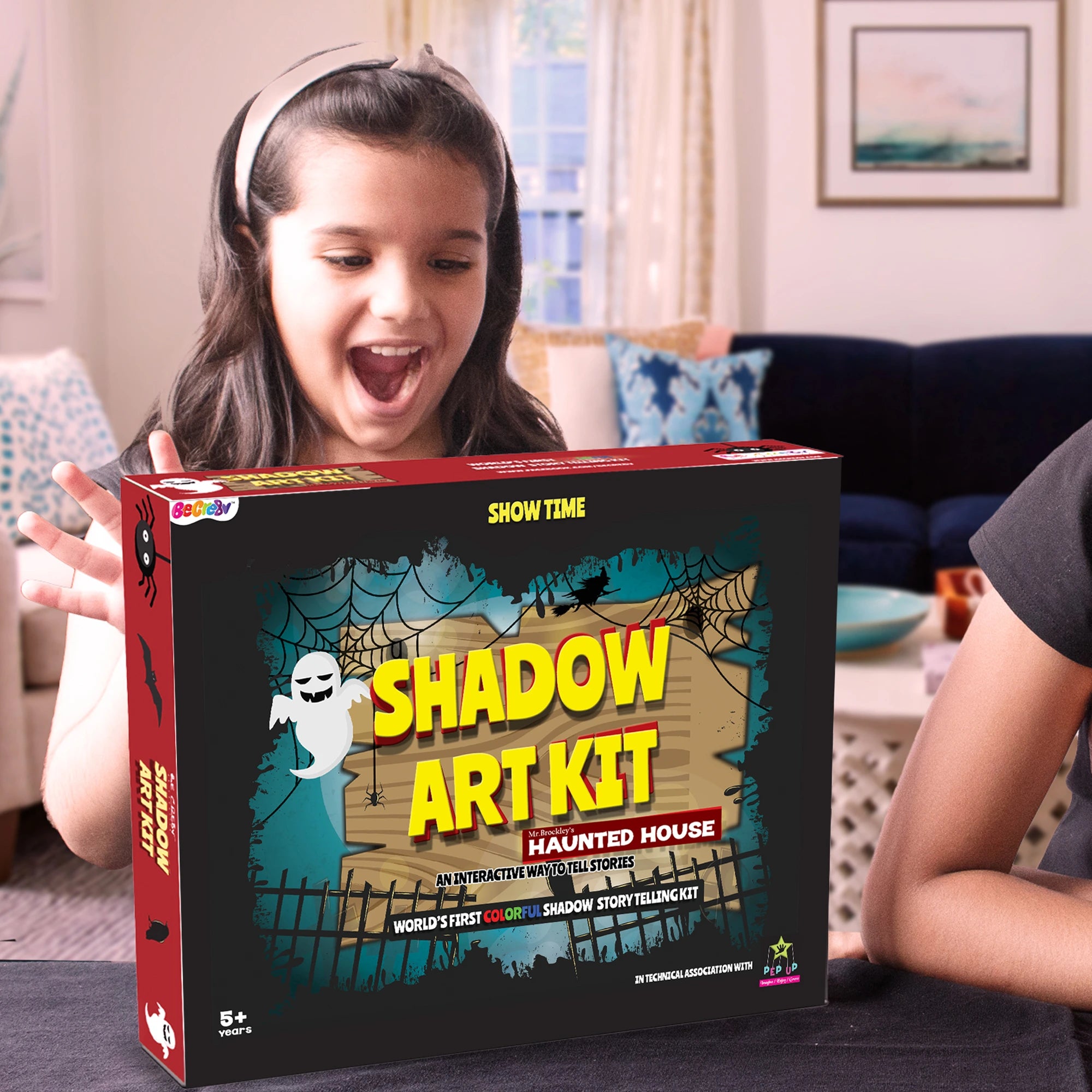 Haunted House Shadow Art Theatre Kit | 8-12 years