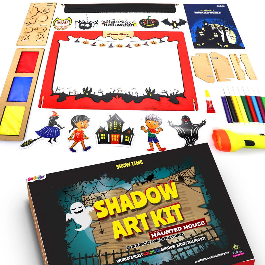 Haunted House Shadow Art Theatre Kit | 8-12 years