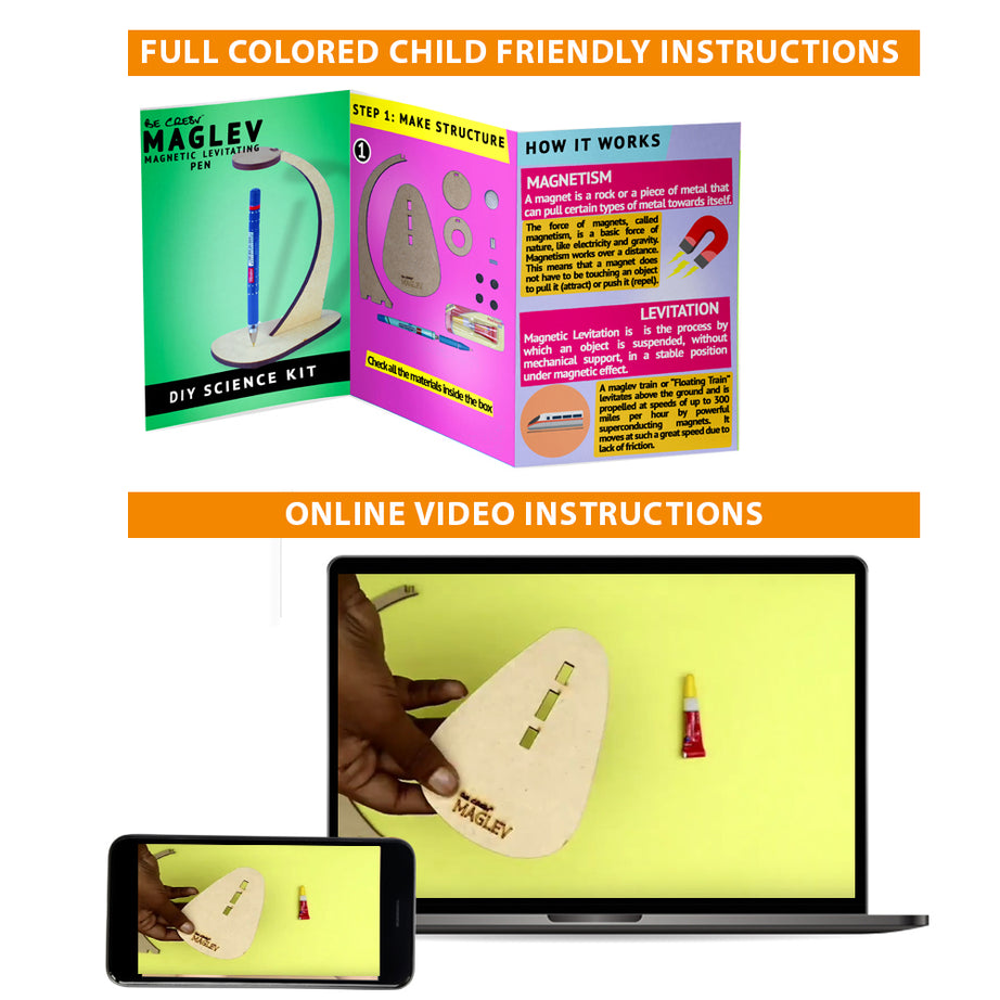 Magical Levitating Pen | DIY Science kit | 10 in 1 Return gift pack | 8-12 years