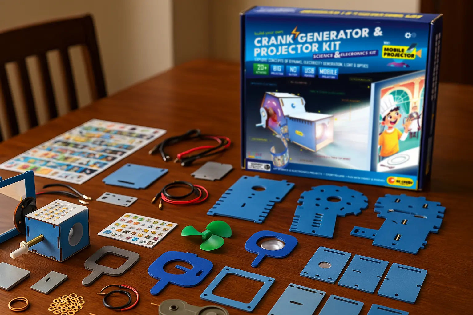 Crank Generator and Projector Kit | 8-14 years