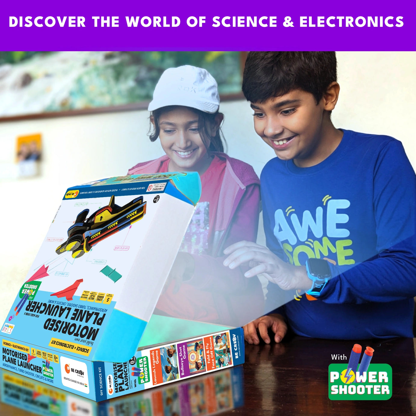 Plane Launcher with Power Shooter | 8-14 years