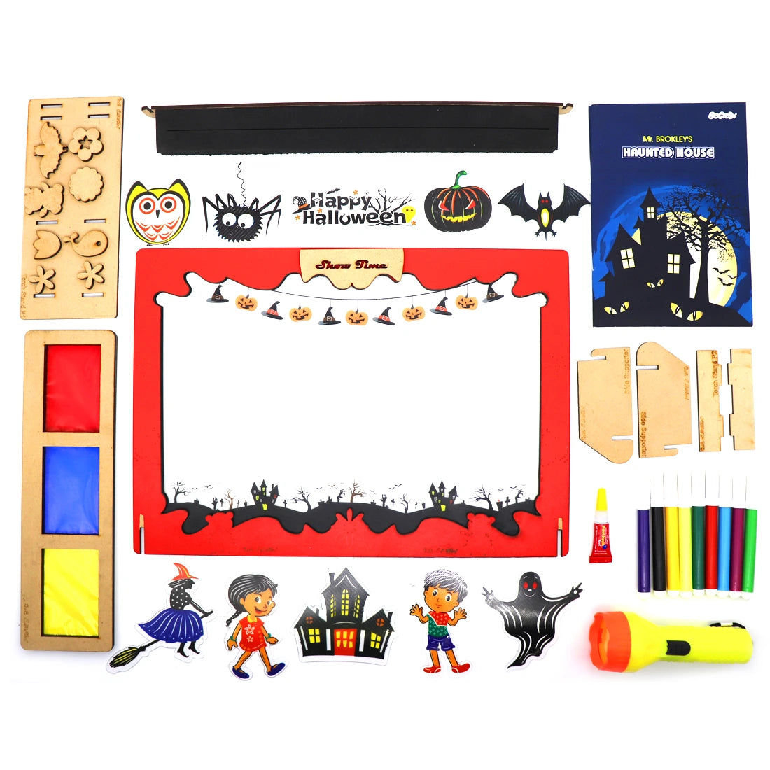 Haunted House Shadow Art Theatre Kit | 8-12 years