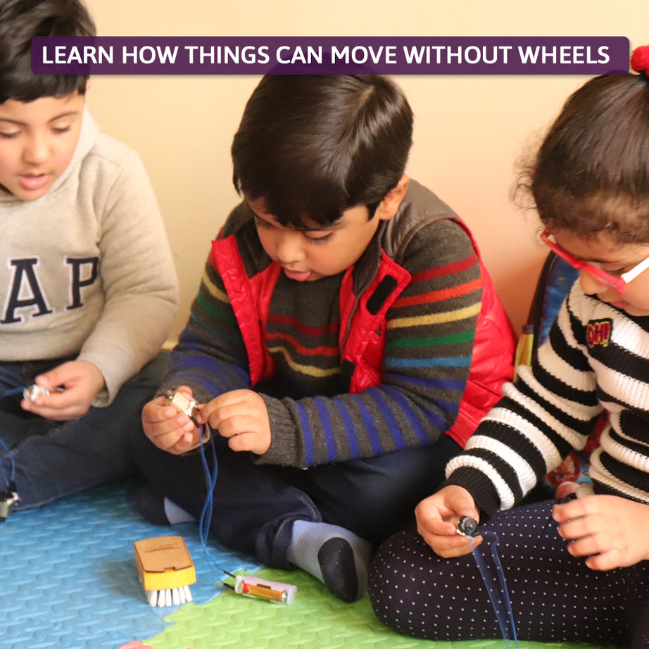 DIY Robotic Mini Brush Robot | 10 in 1 return gift pack | 8-12 years